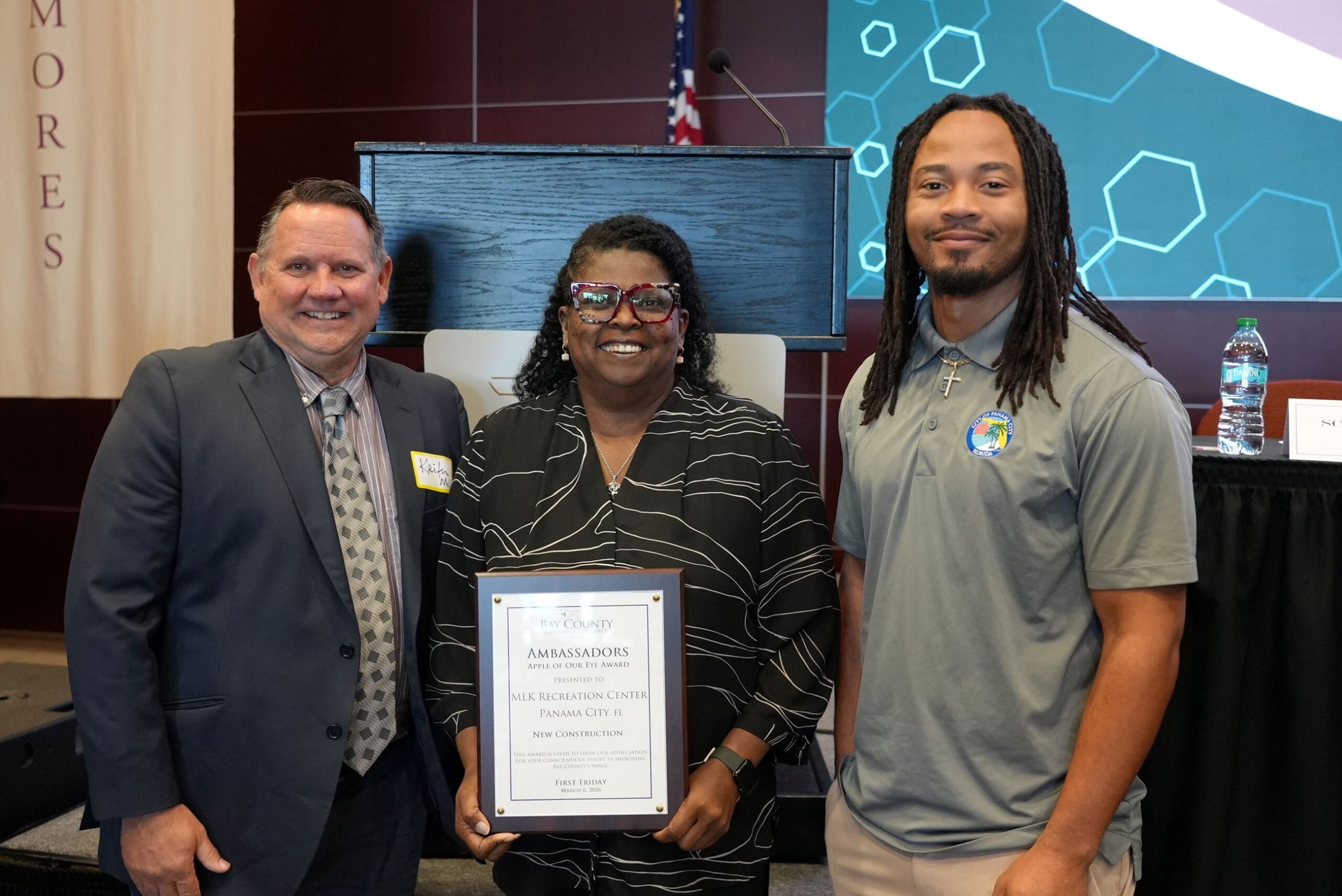 MLK Jr. Recreation Center Wins “Apple of Our Eye” Award from Bay County Chamber